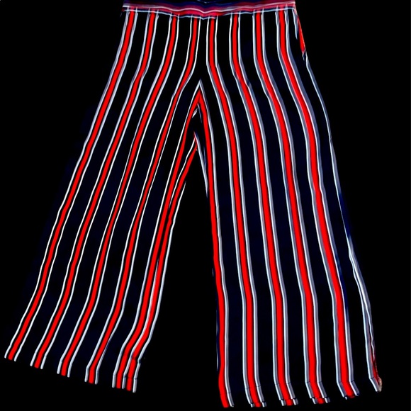 Cynthia Rowley Pants - Cynthia Rowley Striped Wide Leg Pants Sz 12